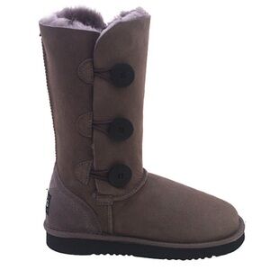 👢UGG TALL THREE BUTTON WRAPS UGG BOOTS MINK👢